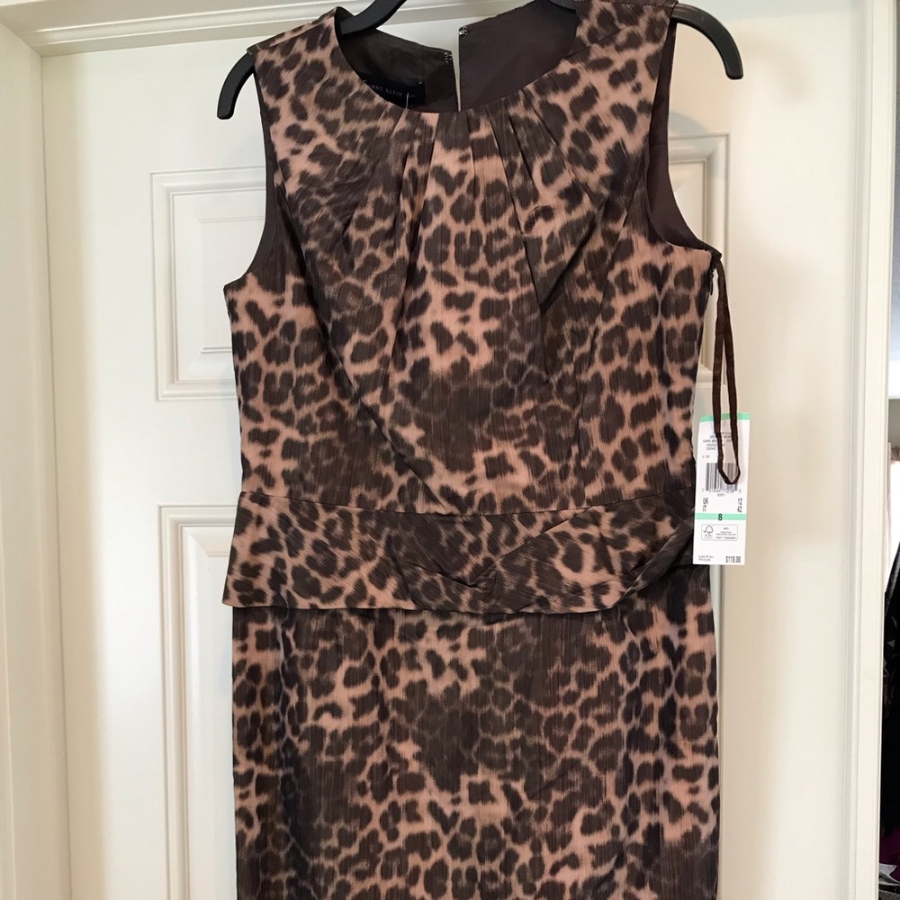 Anne Klein leopard print dress
